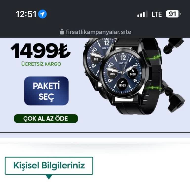 2.000 TL'lik Saat Yerine 50 TL'lik Ürün Şoku Ve Engellenme