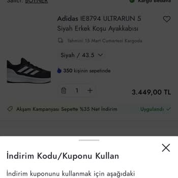 Boyner Uygulamasında Kupon Kullanım Sorunu