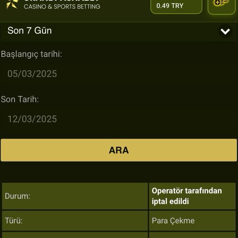 GrandPashaBet Kazandığım Paranın İadesi Yapılmadı, Mağduriyetim Giderilsin