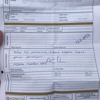 Çetmen Mobilya'da Teslimat Ve Ürün Kalitesi Sorunu