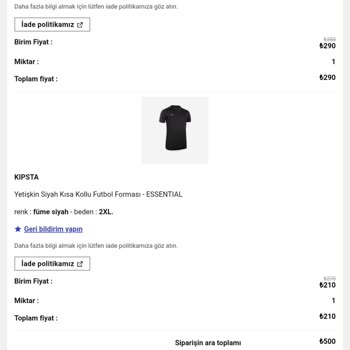 Eksik İade İşlemi Ve Müşteri Hizmetleri Sorunu