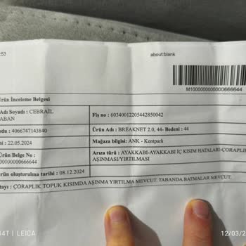 Adidas Ayakkabılarda Garanti Kapsamında Karşılanmayan Hasar