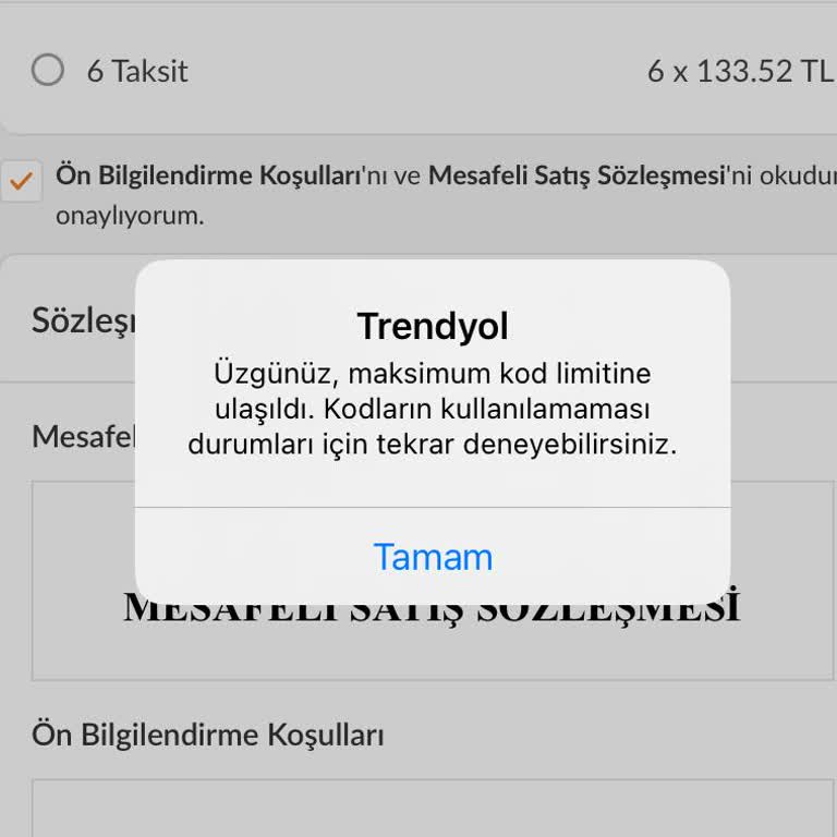 Trendyol'un Kupon Kullanımında Sürekli Sorun Yaşanıyor