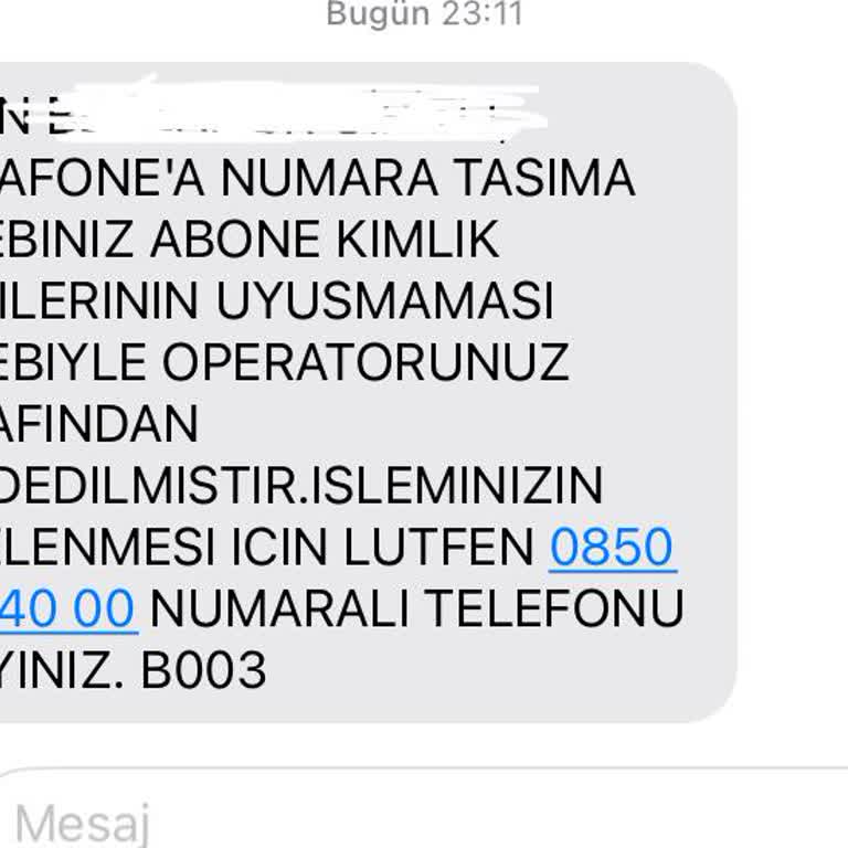 Hat Taşıma Sürecinde Kimlik Bilgileri Sorunu