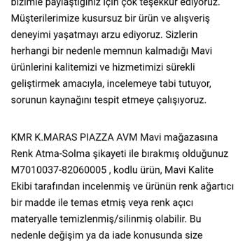 Garanti Kapsamında Renk Solması Sorunu