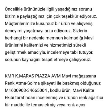 Garanti Kapsamında Renk Solması Sorunu