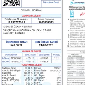 Fatura Tutarındaki Anlamsız Artışa Çözüm Arıyorum