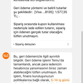 Temu'dan İade Sorunu: Banka Ve Site Arasında Kalan Para