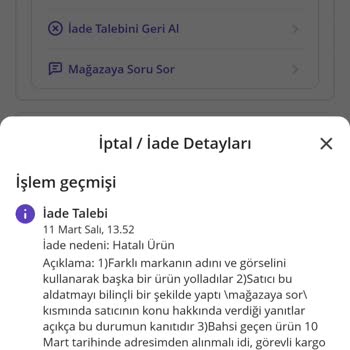 Yanıltıcı Ürün Gönderimi Ve İade Sürecinde Yaşanan Hayal Kırıklığı