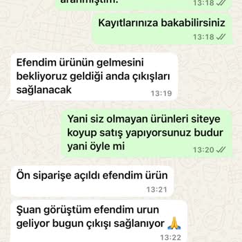 Kargoda Görünen Ürünler Aslında Mevcut Değil