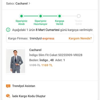 Trendyol'da Ceket Siparişi Pantolona Dönüştü Ücret İadesi Bekleniyor