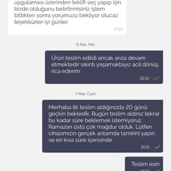 Armut Uygulamasında Geciken Ve Eksik Bulaşık Makinesi Tamiri