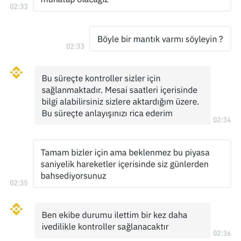 Binance TR Hesabımda Güvenlik Sorunu Ve Kısıtlama