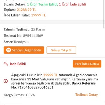 Trendyol Toshiba Şikayeti