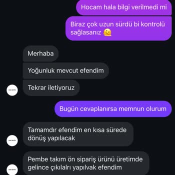 Bir Aydır Kargolanmayan Sipariş Ve Yanıtsız Talepler