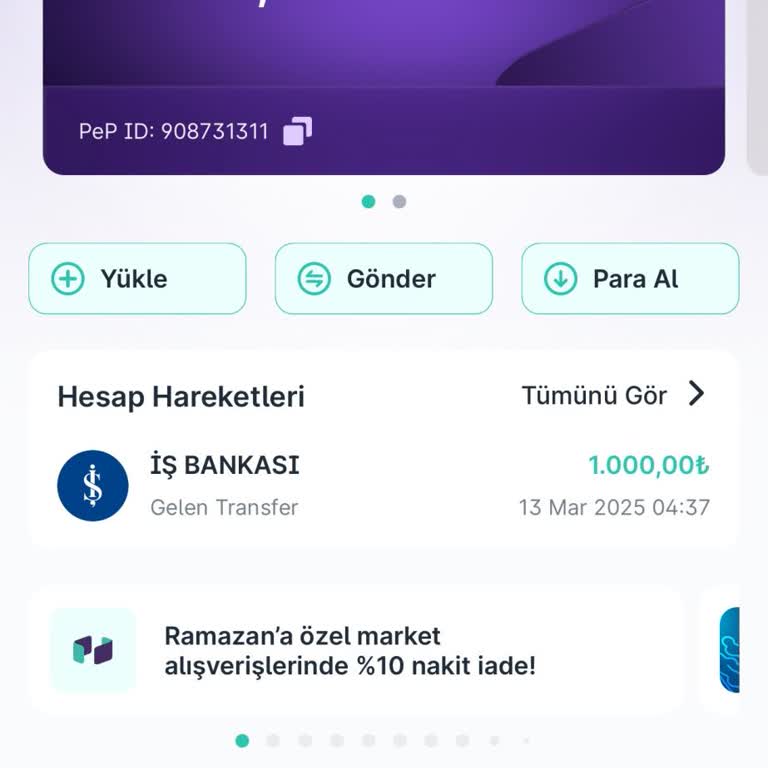 Pep Uygulamasında Para Yatırdım Ama Çekim Yapamıyorum