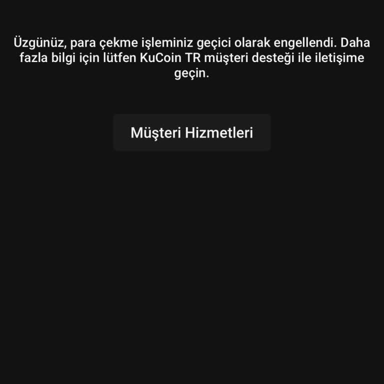 KuCoin'de Askıda Kalan Para Ve İlgisiz Müşteri Hizmetleri!