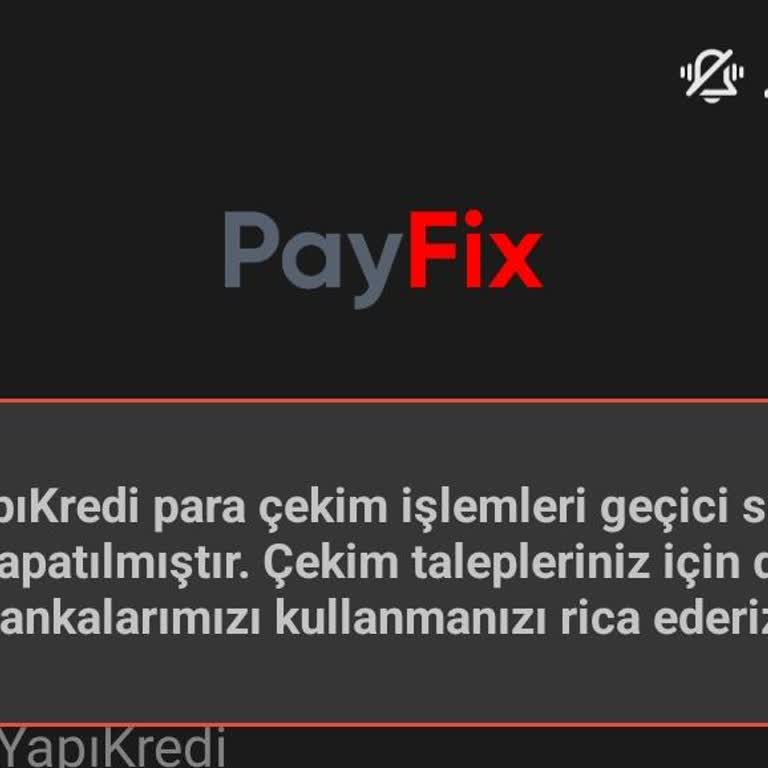 Payfix İle Para Çekim Sorunu