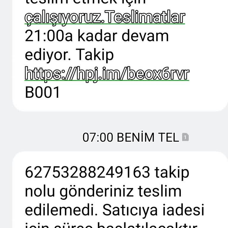 Yanlış Kargo Teslimatı Ve İletişim Sorunu