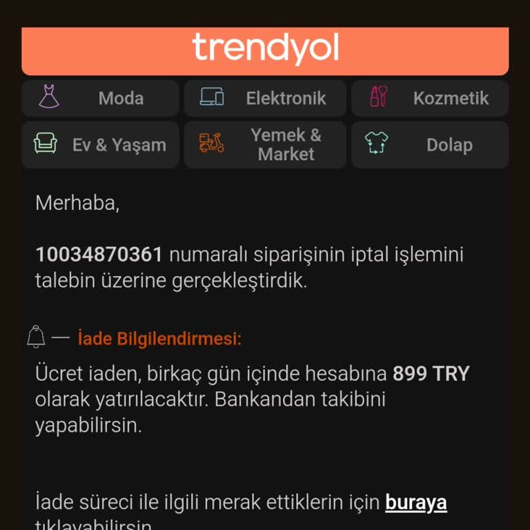 Paycell İade Sürecinde Yaşanan Sorun