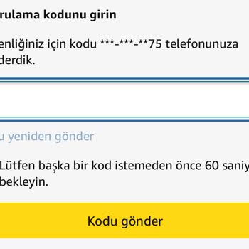 Amazon Prime Hesabına Erişimde Telefon Numarası Engeli