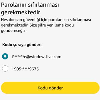 Amazon Prime Hesabına Erişimde Telefon Numarası Engeli