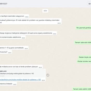 Kecthpin.com'dan PUBG UC Alımında Yaşanan Sorunlar Ve Müşteri Hizmetleri Hayal Kırıklığı