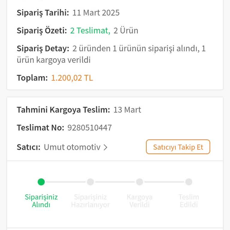 Teslimat Gecikmesi Ve Kargo Sorunu