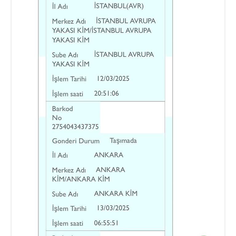 Kargomun Şehirler Arası Yolculuğu Bitmiyor