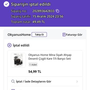 N11.com'da Sürekli İptal Edilen Siparişler