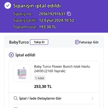 N11.com'da Sürekli İptal Edilen Siparişler