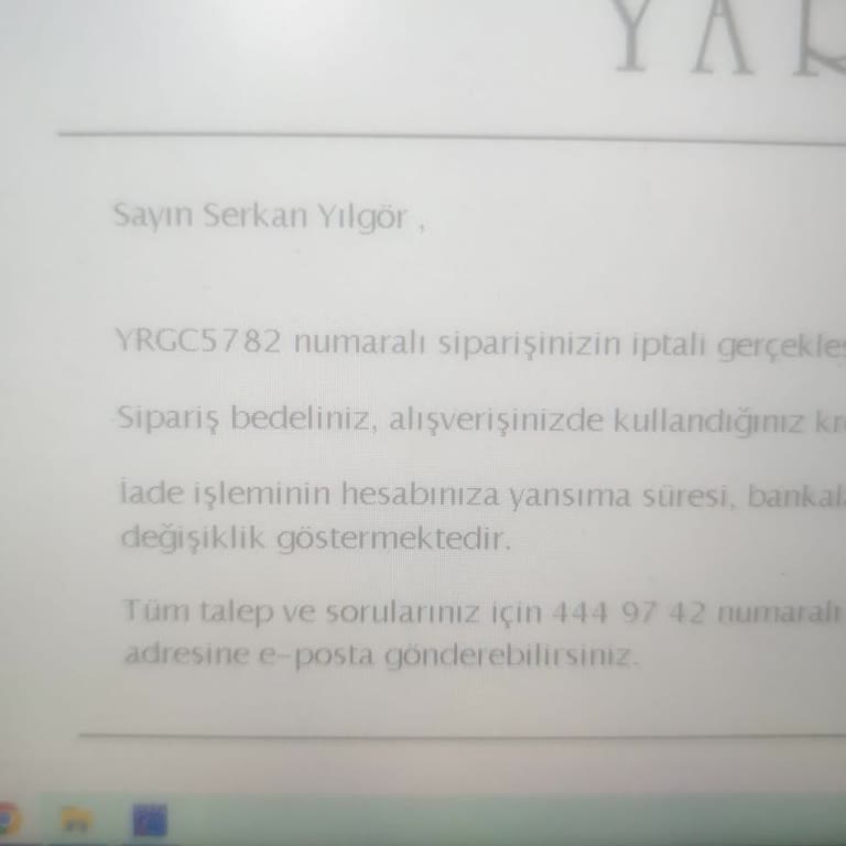 İptal Edilen Siparişler Ve Geciken Para İadesi
