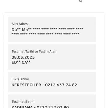 Yanlış Adrese Teslim Edilen Ürün İçin Ücret İadesi Talebi