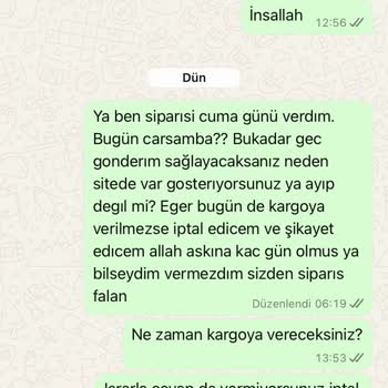 Kitap Siparişim Kargolanmadı, İletişim Yok