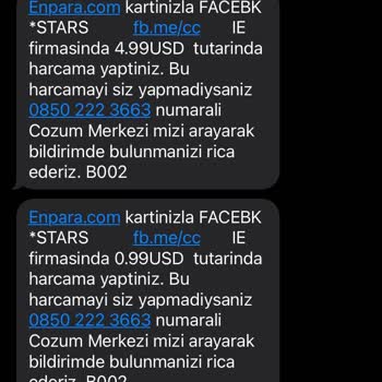 Bilinmeyen Facebook Harcamaları İçin Acil Para İadesi Talebi