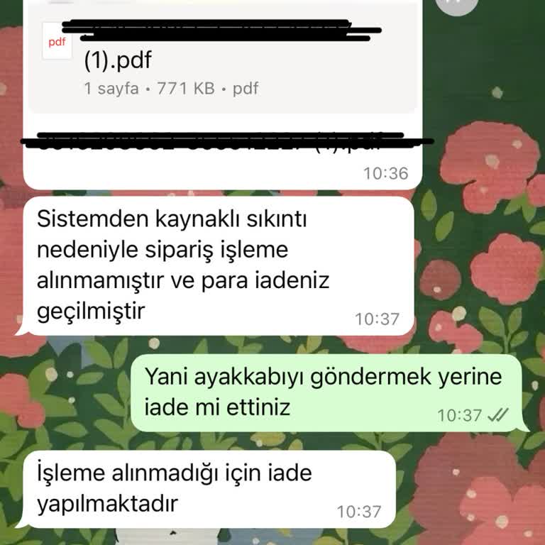 Kayıp Sipariş Ve İlgisiz Müşteri Hizmetleri