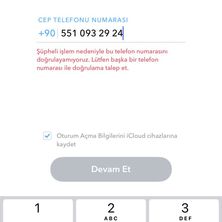 Snapchat Hesabımda Sürekli Erişim Engeli Uyarısı