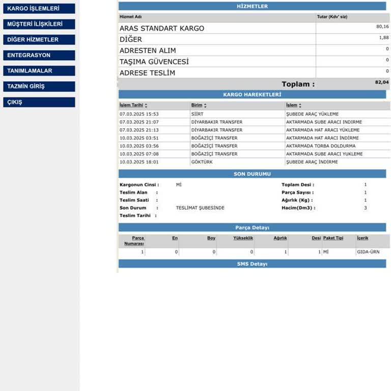 Aras Kargo'nun Teslimat Sorunu Ve Müşteri Hizmetleri Hayal Kırıklığı