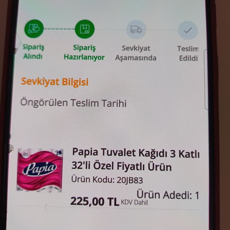 Avansas'ta İptal Edilemeyen Sipariş Sorunu