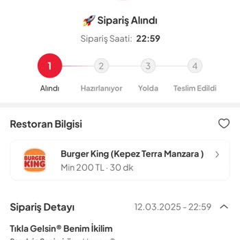 Tıkla Gelsin Uygulamasıyla Sipariş Karmaşası Ve İletişim Sorunları