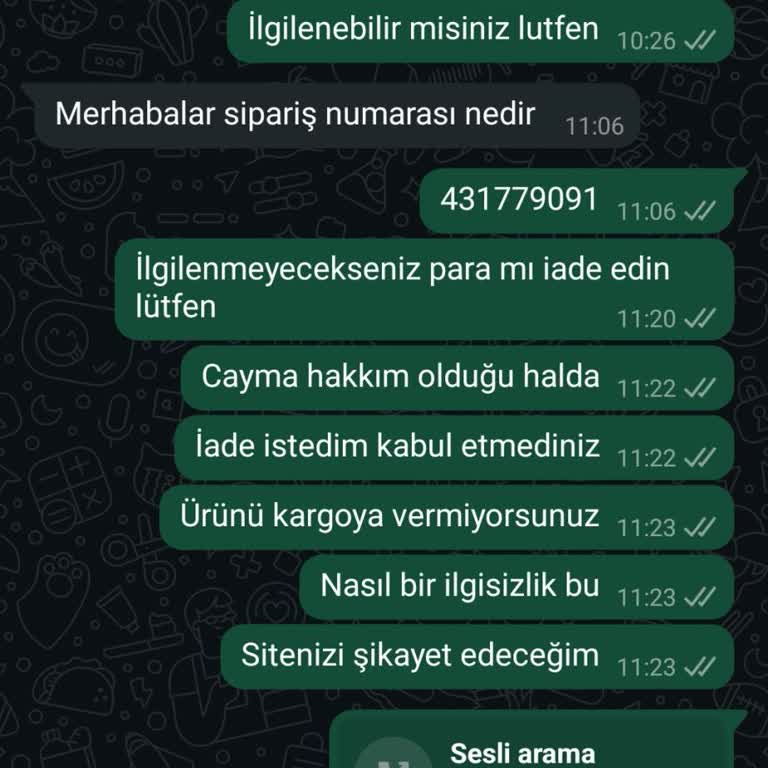 İletişim Sorunları Ve İade Prosedürü Eksiklikleri