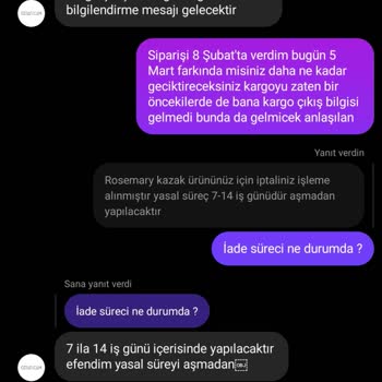Siparişlerde Sürekli Gecikme Ve Eksiklik Sorunu