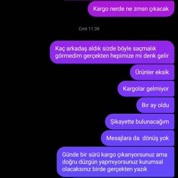 Siparişlerde Sürekli Gecikme Ve Eksiklik Sorunu