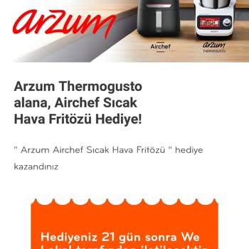 Arzum'dan Kazandığım Hediye Ürün 6 Aydır Gelmedi