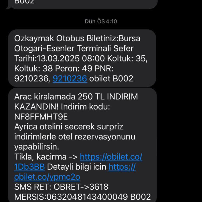 Özkaymak Turizm İle Zaman Kaybı Ve Yanlış Güzergah Sorunu