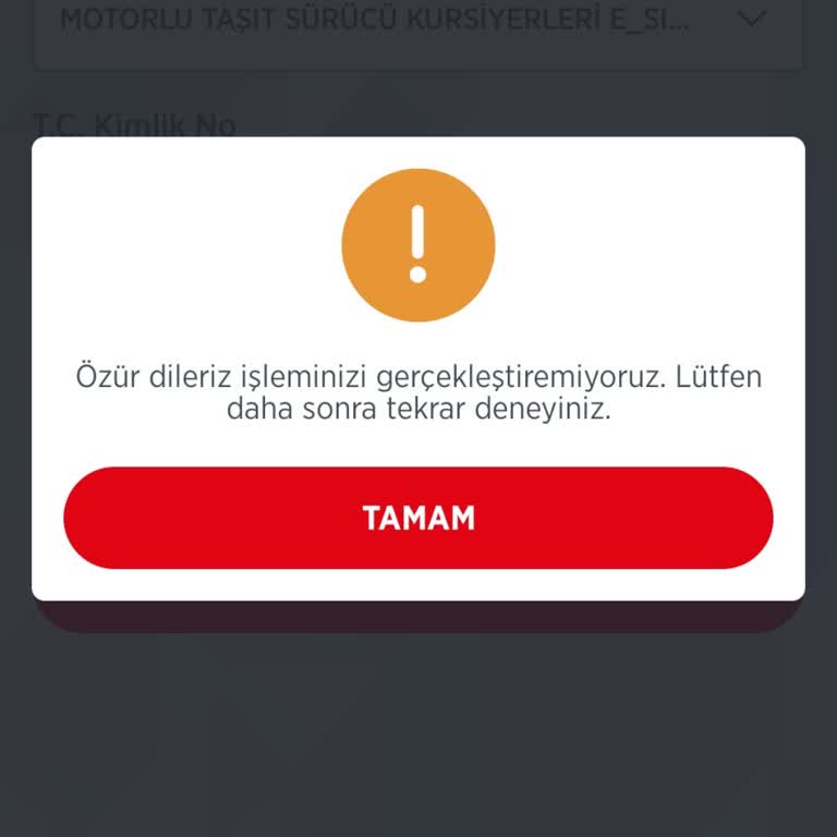 Ziraat Bankası Mobil Uygulama Sorunu