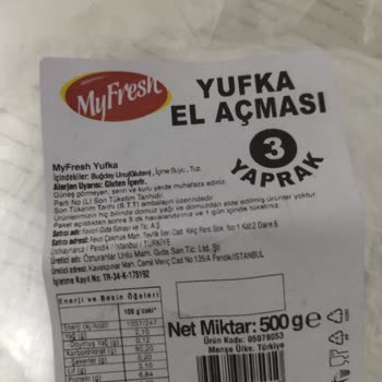 Özturanlar Unlu Mamülleri Tüketim Tarihine 20 Gün Olmasına Rağmen Yufka Bayat Çıktı!