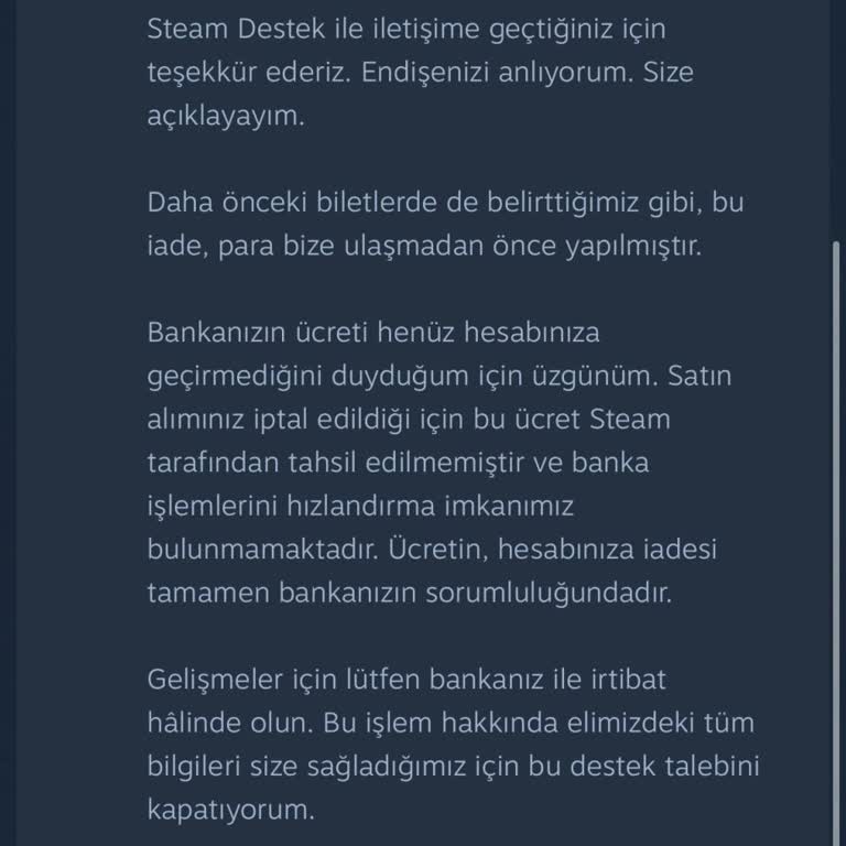 Akbank Ücret İadesinde Sorun Yaşıyorum