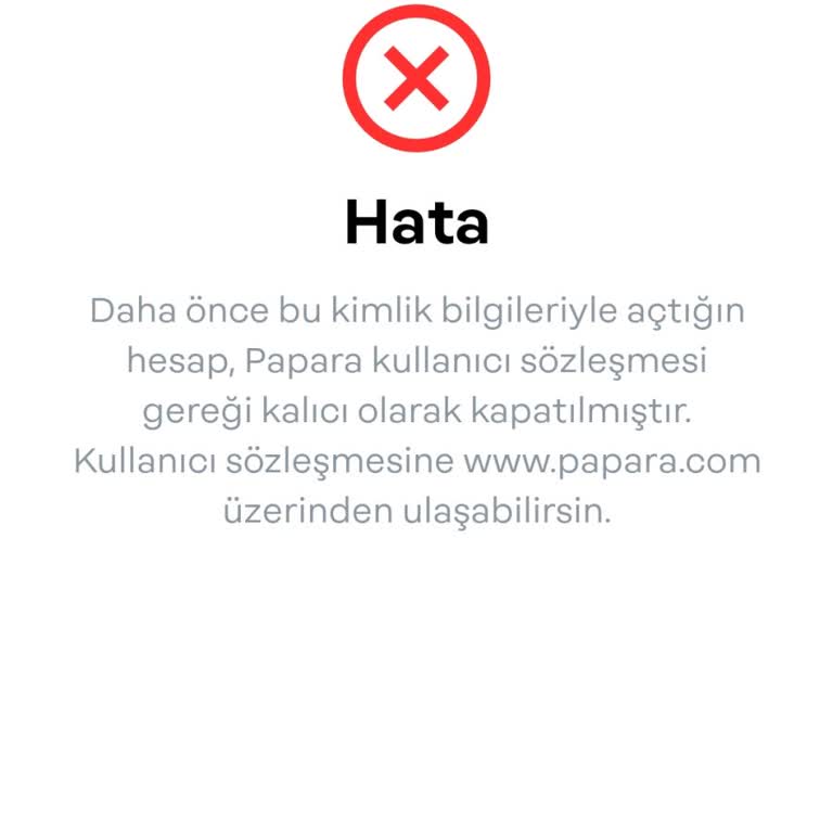 Papara Hesabım İzinsiz Kullanım Nedeniyle Kapandı: Çözüm Bekliyorum