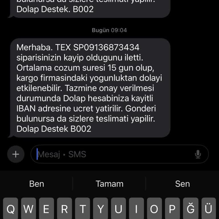 Trendyol Ekspres Kargomu Kaybetti, İletişim Sorunu Yaşıyorum